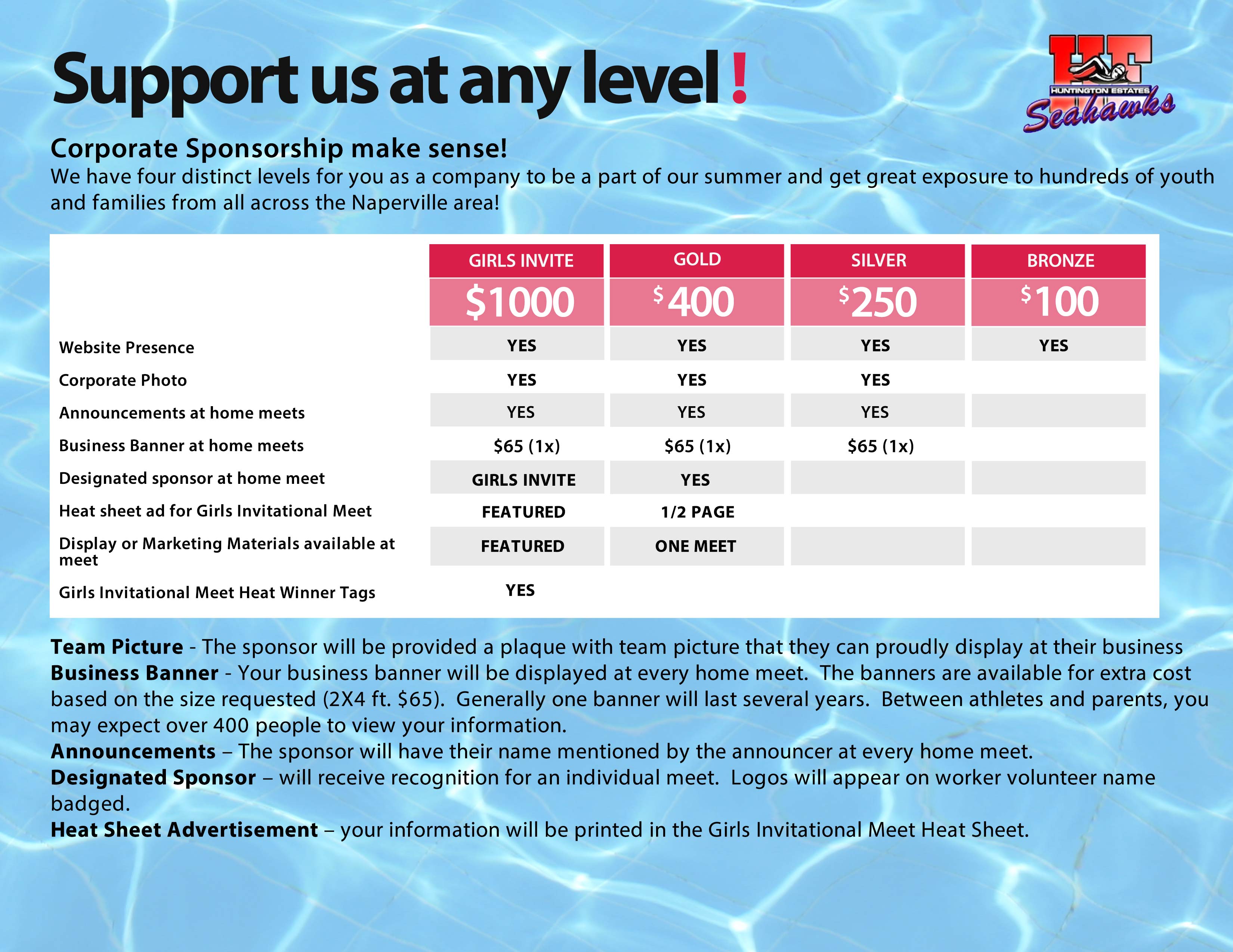 Sponsorship Information